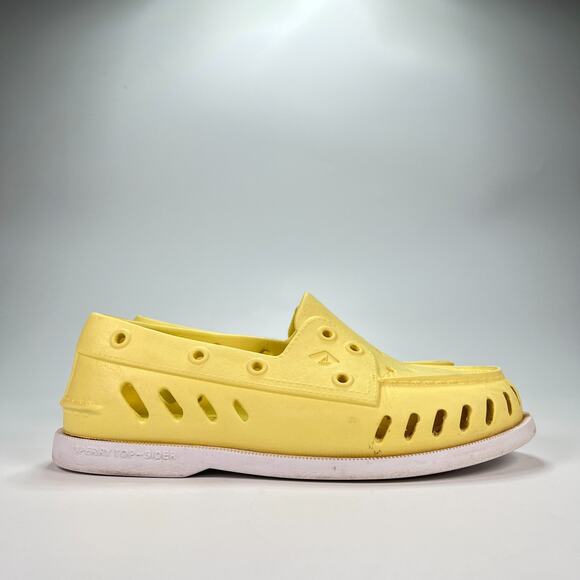 Sperry Authentic Original Float Boat Shoe Yellow Slip On Women's Size 6 - Picture 1 of 11